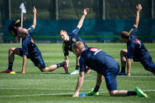 Marcus Danielson and Ludwig Augustinsson of the Swedish