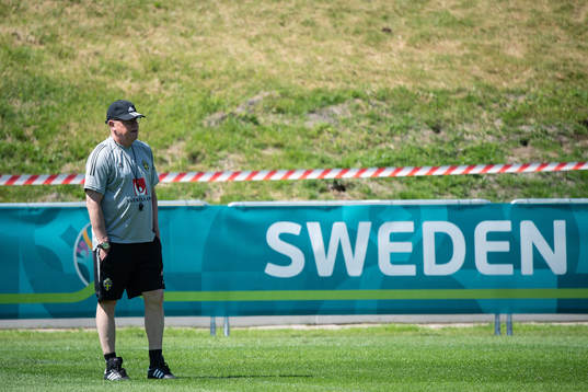 Janne Andersson, head coach of the Swedish national