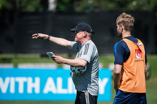 Janne Andersson, head coach of the Swedish national