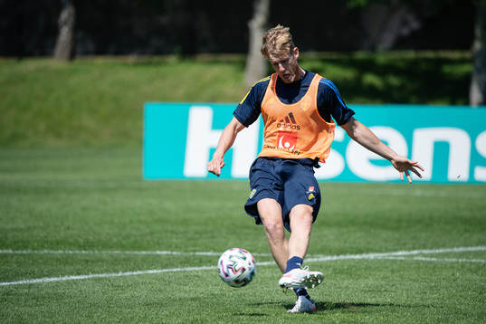 Filip Helander of the Swedish national football team at a