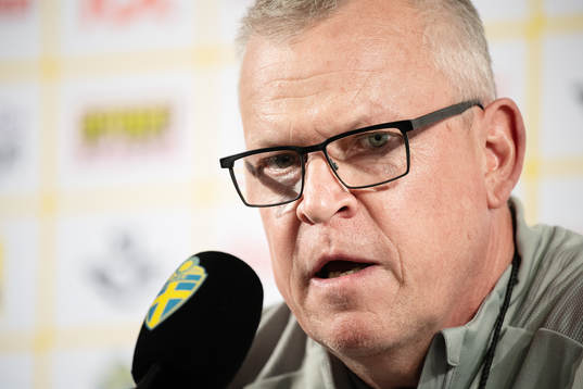 Janne Andersson, head coach of the Swedish national