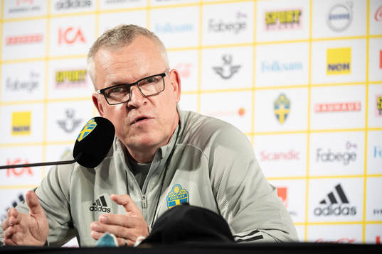 Janne Andersson, head coach of the Swedish national