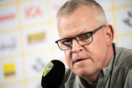 Janne Andersson, head coach of the Swedish national