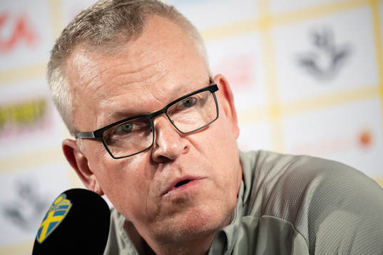 Janne Andersson, head coach of the Swedish national