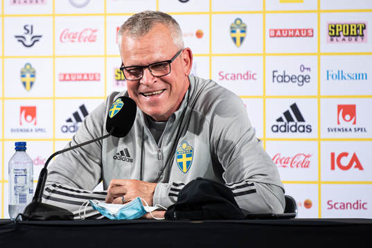 Janne Andersson, head coach of the Swedish national