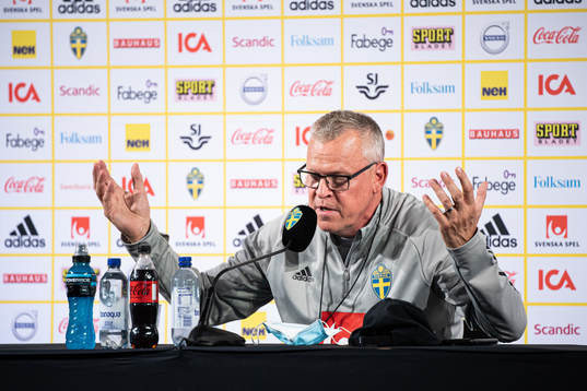 Janne Andersson, head coach of the Swedish national