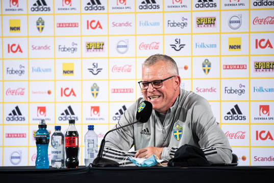 Janne Andersson, head coach of the Swedish national