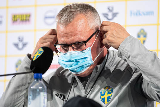 Janne Andersson, head coach of the Swedish national