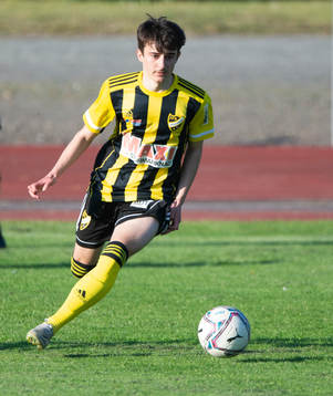 IFK Hässleholms Armin Culum i matchen i division 2 Södra