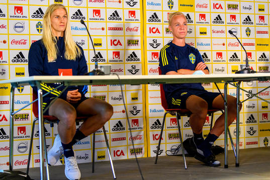 Sofia Jakobsson and Caroline Seger