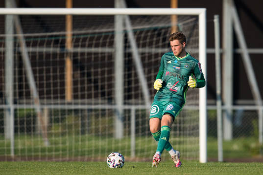 Ängelholms målvakt Robin Streifert