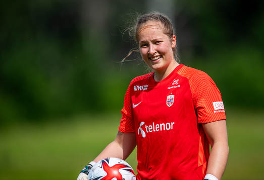 Aurora Mikalsen of the Norwegian women’s national