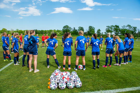 Players of the Norwegian women’s national football team