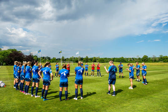 Players of the Norwegian women’s national football team