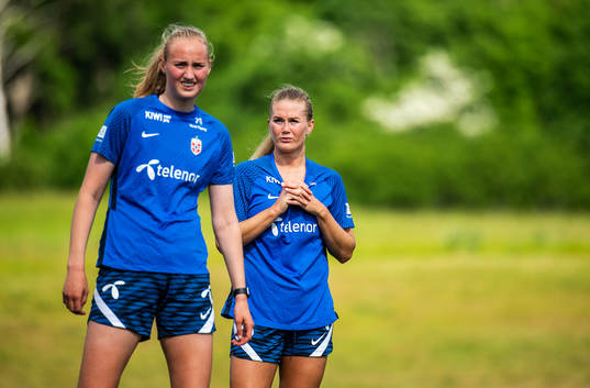 Emilie Bragstad and Lisa-Marie Karlseng Utland of the