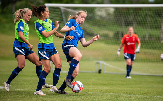 Amalie Vevle Eikeland, Ingrid Moe Wold and Julie Blakstad