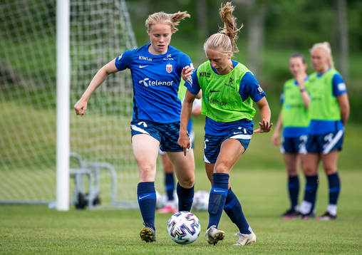 Julie Blakstad and Amalie Vevle Eikeland of the Norwegian