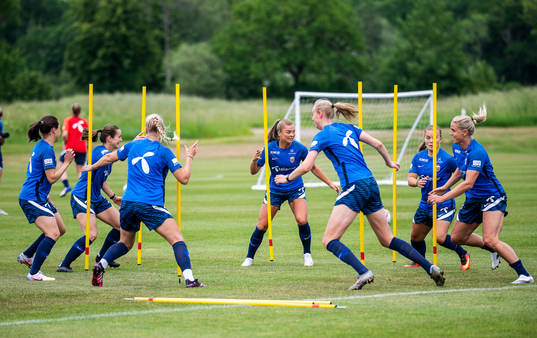 Players of the Norwegian women’s national football team