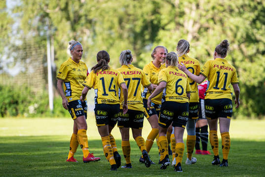 Elfsborgs spelare jublar