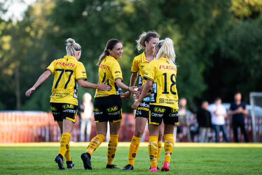 Elfsborgs spelare jublar