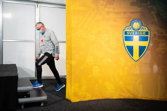 Janne Andersson, head coach of the Swedish national