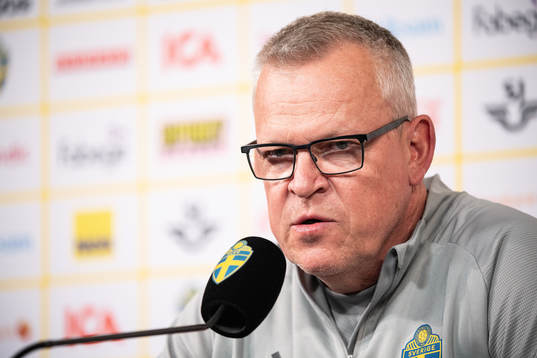 Janne Andersson, head coach of the Swedish national