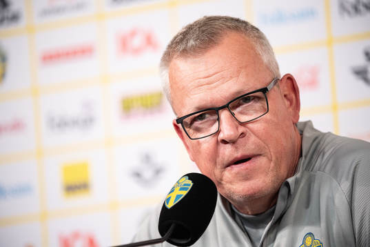 Janne Andersson, head coach of the Swedish national