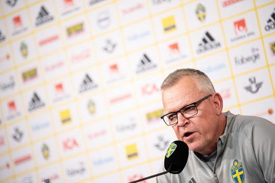 Janne Andersson, head coach of the Swedish national