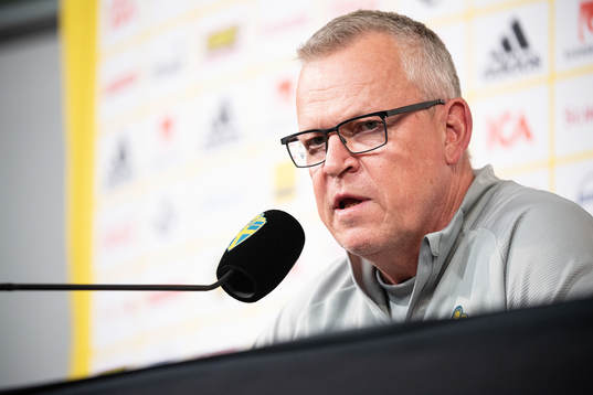 Janne Andersson, head coach of the Swedish national