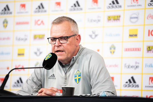 Janne Andersson, head coach of the Swedish national