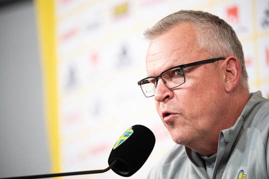 Janne Andersson, head coach of the Swedish national