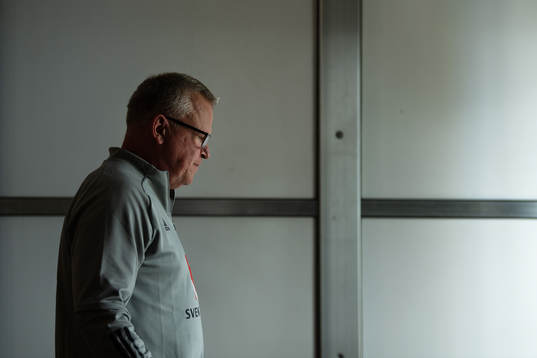 Janne Andersson, head coach of the Swedish national