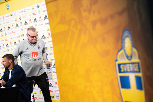Janne Andersson, head coach of the Swedish national