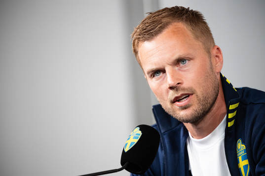 Sebastian Larsson of the Swedish national football team at