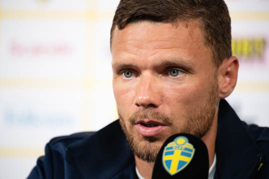 Marcus Berg of the Swedish national football team at a