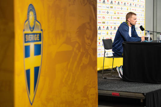 Sebastian Larsson of the Swedish national football team at