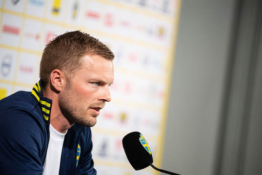 Sebastian Larsson of the Swedish national football team at