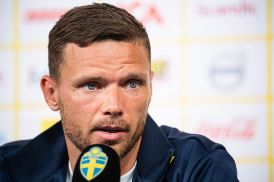 Marcus Berg of the Swedish national football team at a