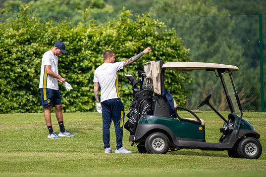 Marcus Danielson and Kristoffer Nordfeldt of the Swedish