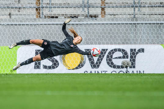 Goalkeeper Cecilie Fiskerstrand of Norway