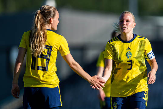 Sveriges Matilda Vinberg och Josefine Rybrink