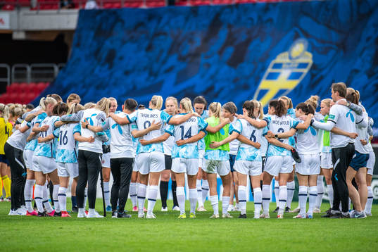 Players of Norway looks dejected
