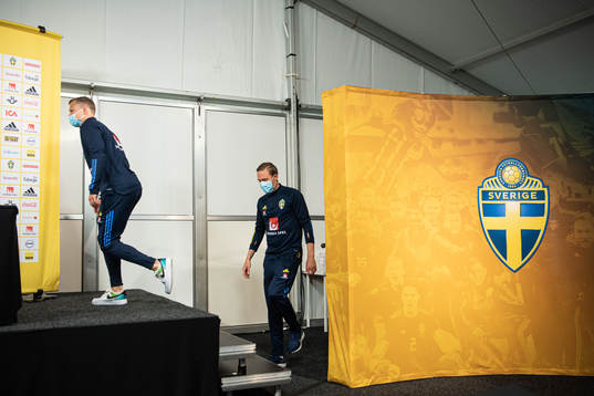 Viktor Claesson and Ludwig Augustinsson of the Swedish