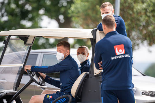 Mattias Johansson, Niklas Hult and Joakim Nilsson of the