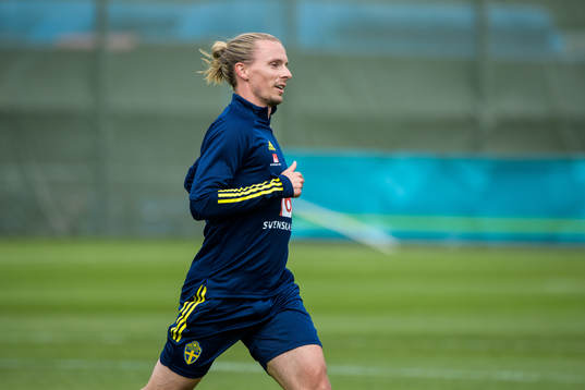 Niclas Hult of the Swedish national football team's reserve