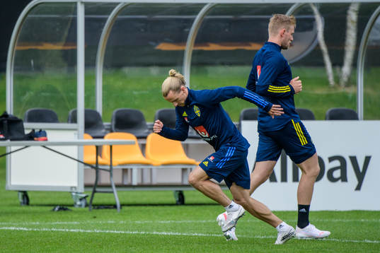 Niclas Hult and Jacob Rinne of the Swedish national
