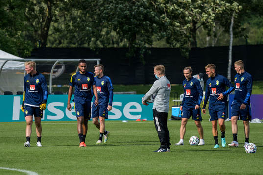 Goalkeeper Jacob Rinne, Isaac Kiese Thelin, Mattias