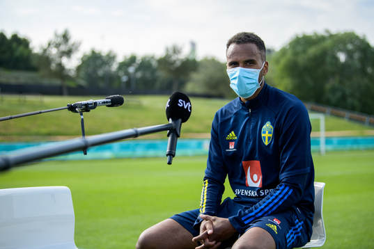 Isaac Kiese Thelin of the Swedish national football team's