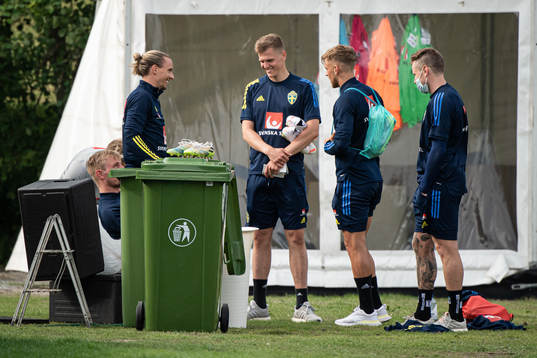 Niklas Hult of the Swedish national football team's reserve