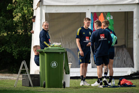 Niklas Hult of the Swedish national football team's reserve